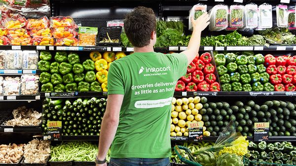 Header image for "Instacart Pulls IPO; CEO Says 2022 Listing Unlikely"