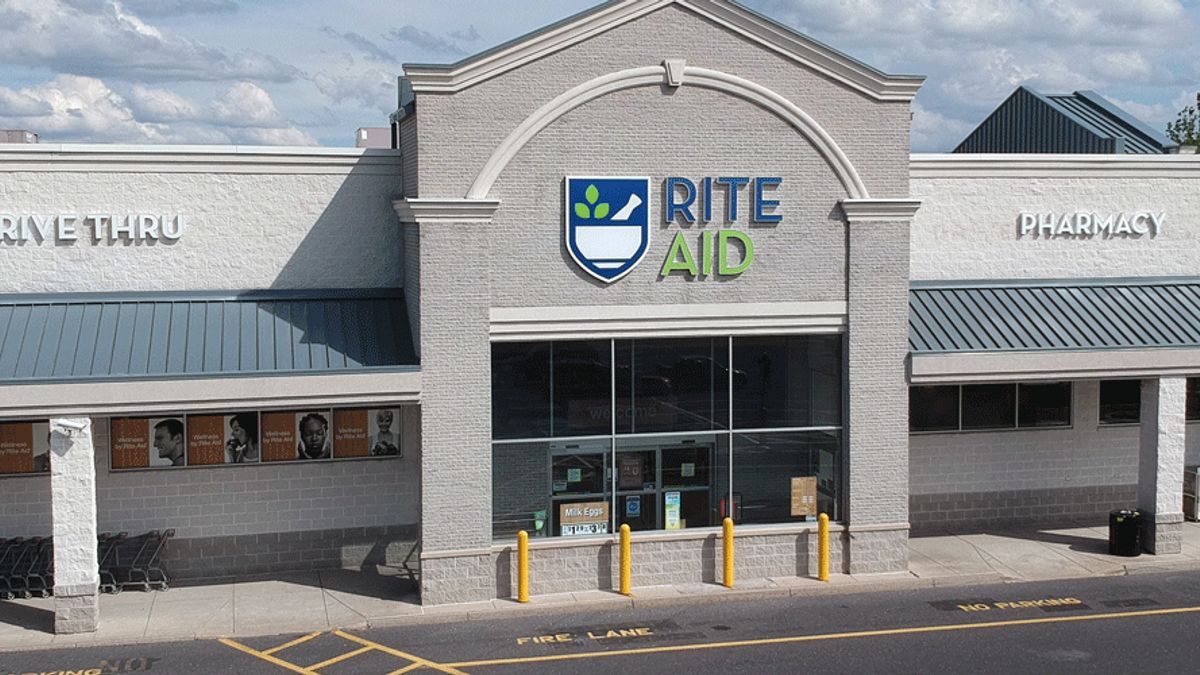 A Rite Aid pharmacy storefront