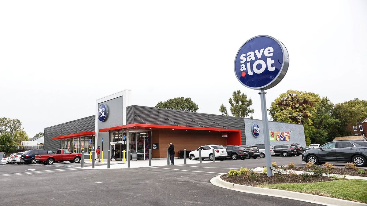 Exterior of a Save A Lot store